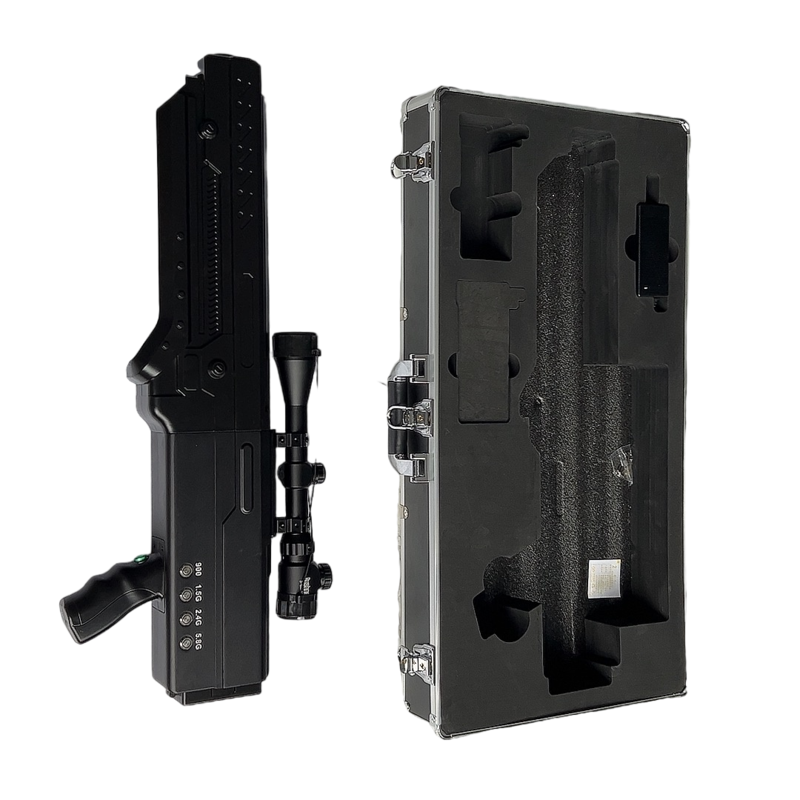  龙文手持便携式枪型低空防御反制四通道A型