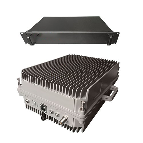  龙文TETRA800数字警用集群数字光纤直放站远近端机