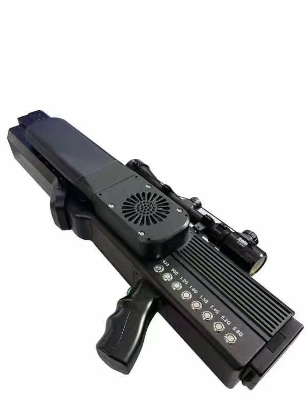  龙文手持便携式枪型低空防御反制八通道